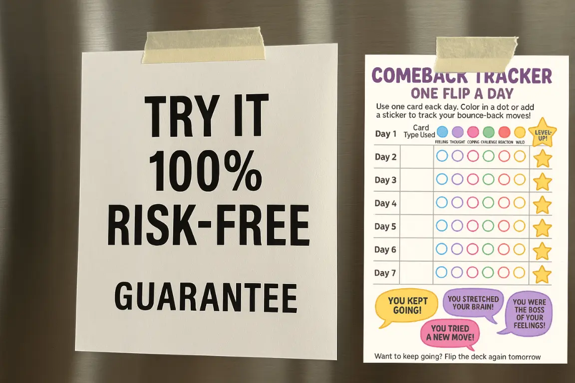 Try it 100% risk-free with the Comeback Tracker