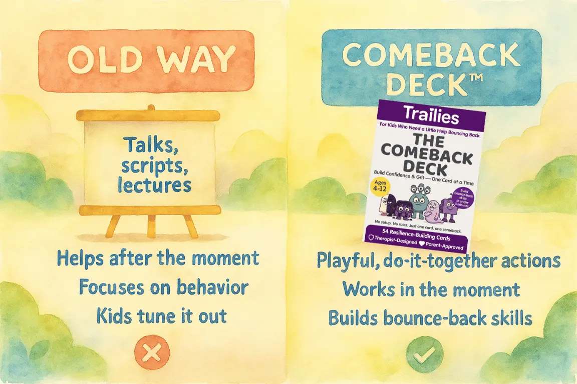 The old way versus the Comeback Deck