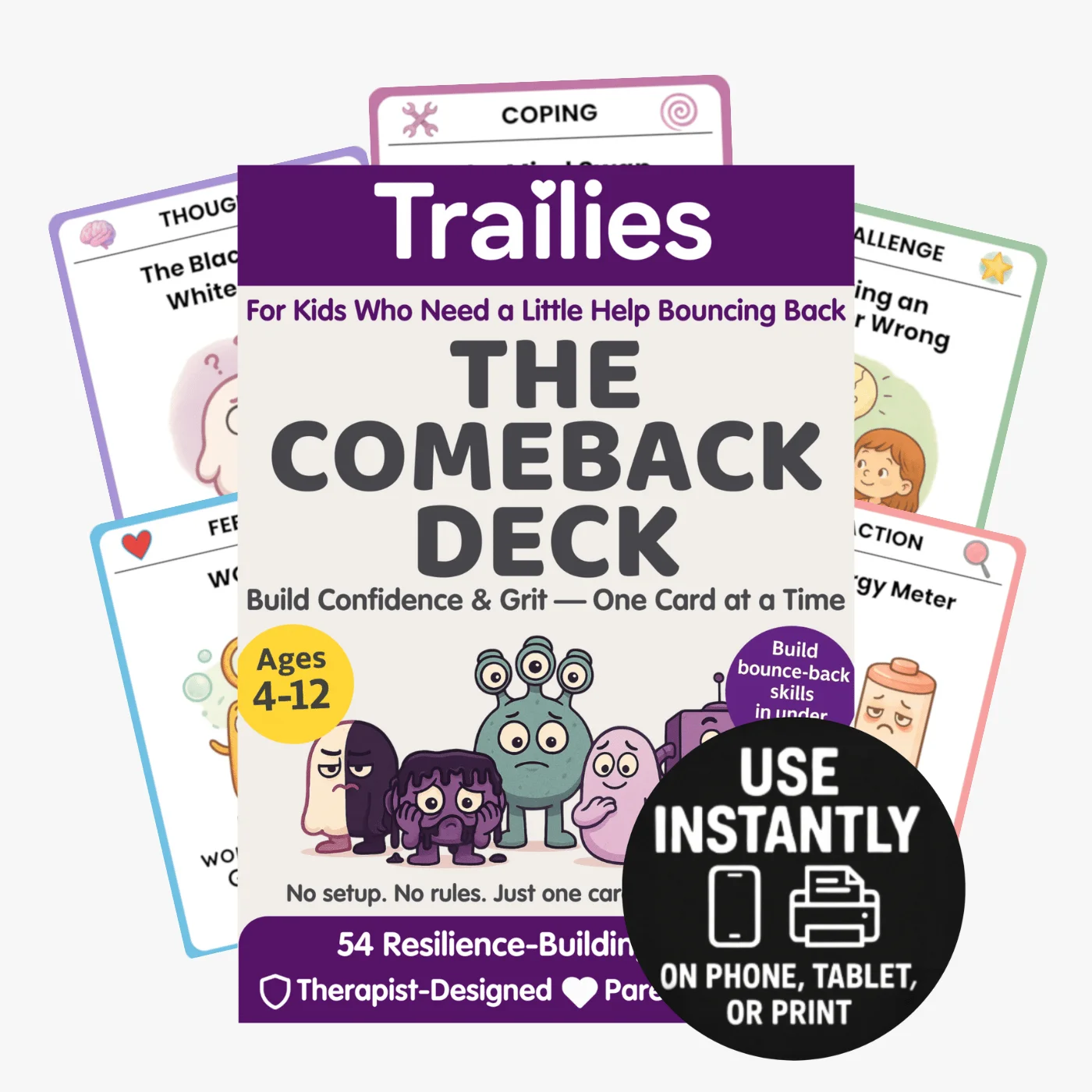 The Comeback Deck digital edition - use instantly on phone, tablet, or print