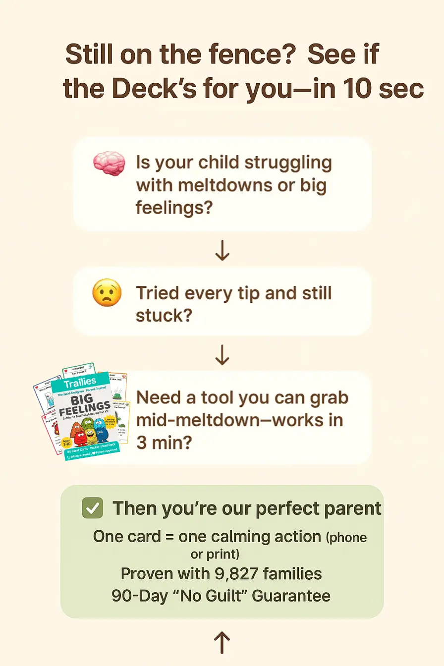Is the Big Feelings Deck a fit for your family? checklist