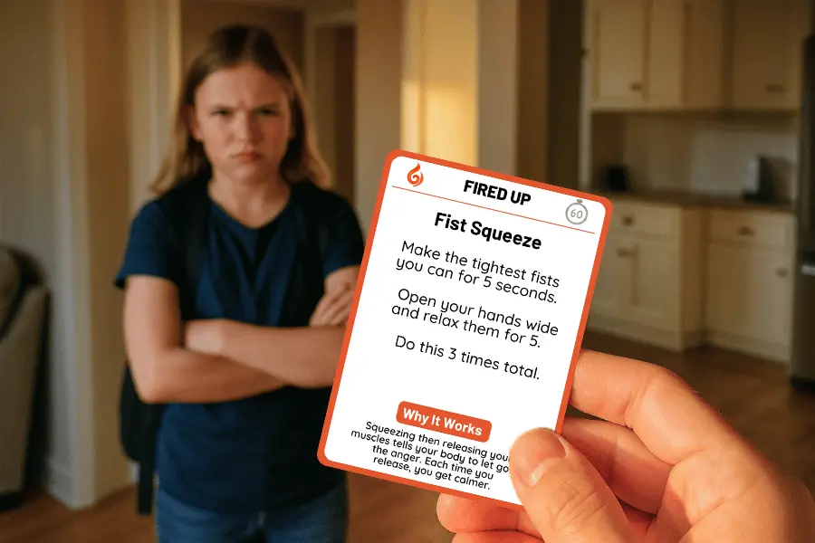 Big Feelings Deck for tweens - emotion regulation cards